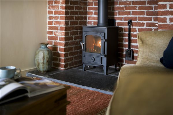 Warming log burners in both cottages